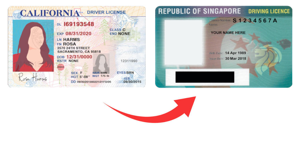 How to convert foreign driving licence in Singapore?